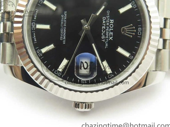 Best AAA Replica Sites Edition 3383 Jubilee Dial REF SS DateJust Bracelet 41 1:1 Black Stick Best A3235 on Markers V 126334 ComfortFit Clone 0118